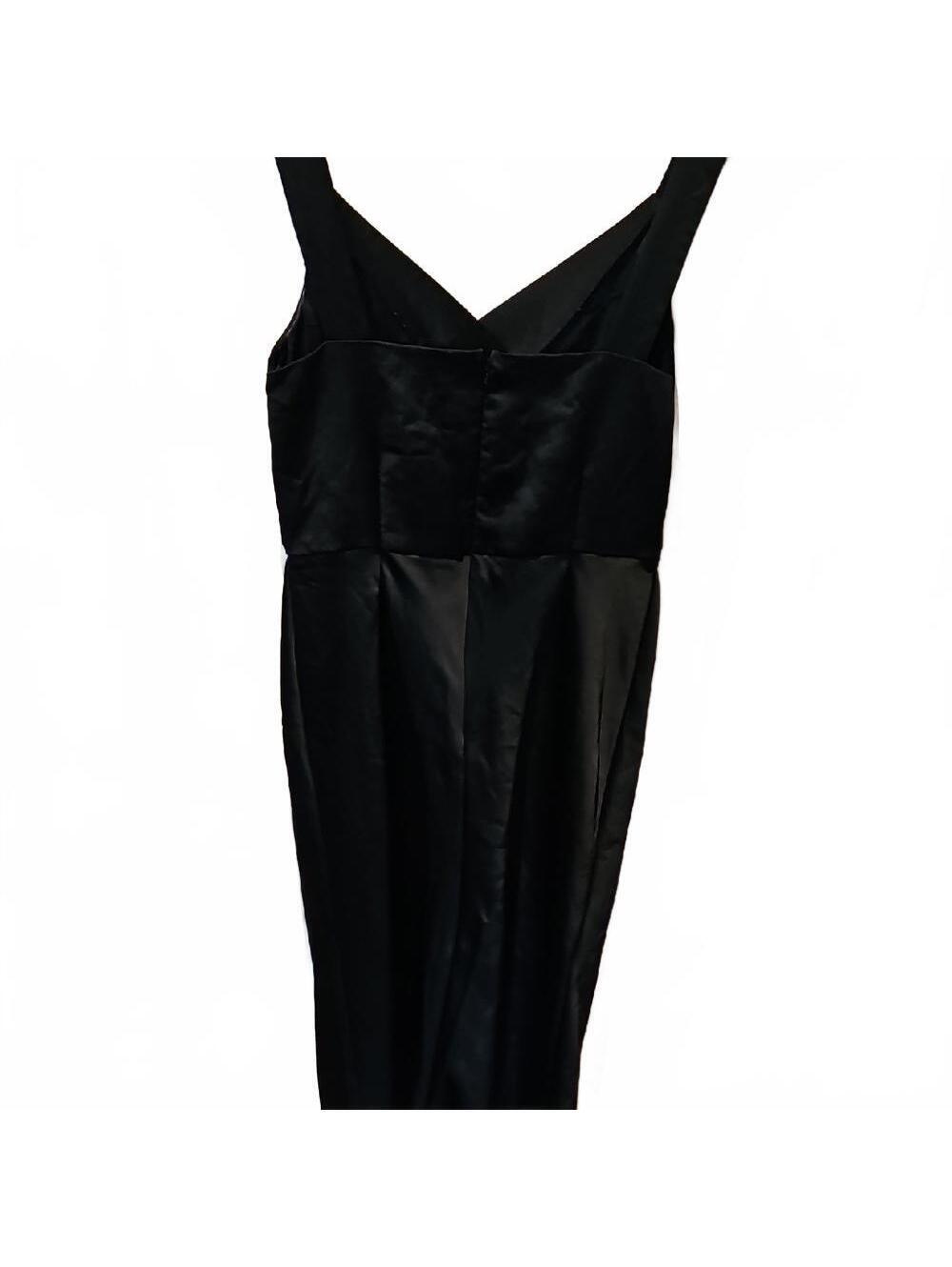 Express Blue Sheath Midi Dress V-Neck Sleeveless Cocktail - Picture 3 of 5